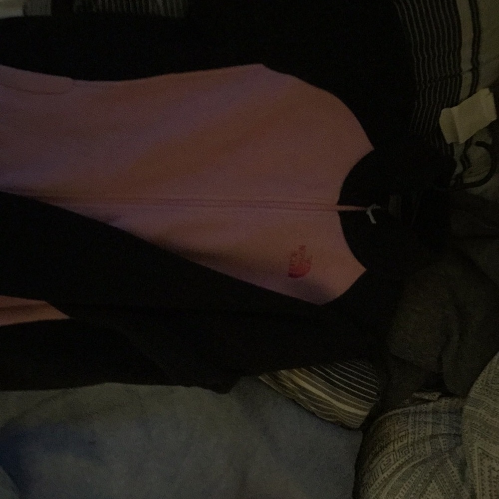 The North face fleese jacket cancer awareness